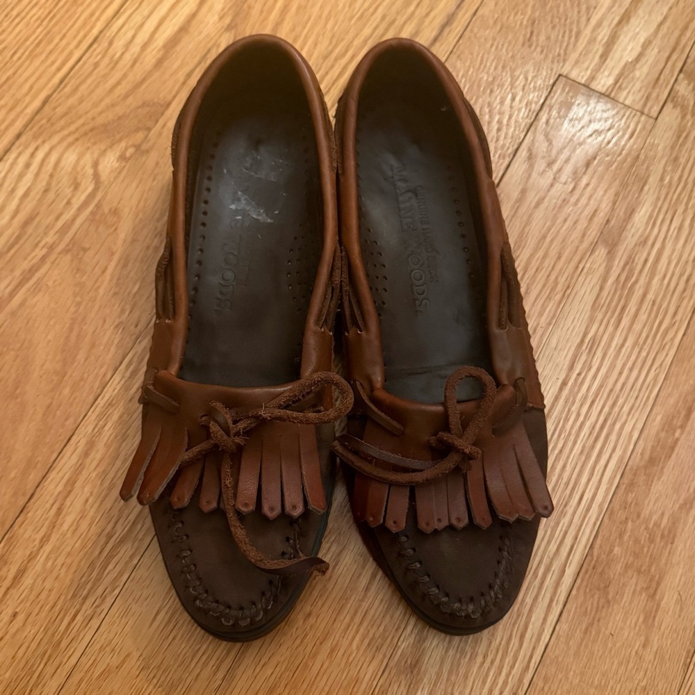 Vintage Maine Woods moccasins